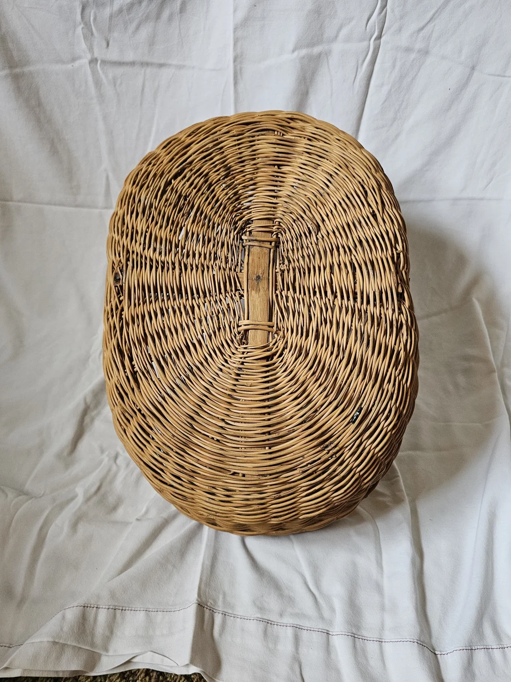 Natural Woven Brown Storage Basket with Handle - Home Accents